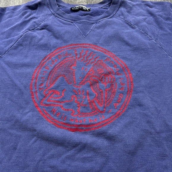 Vintage Fido Dido Graphic Sweatshirt Purple - Picture 4 of 6